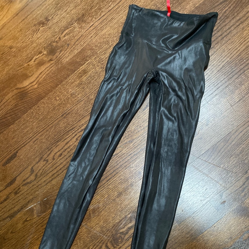 Spanx faux leather leggings